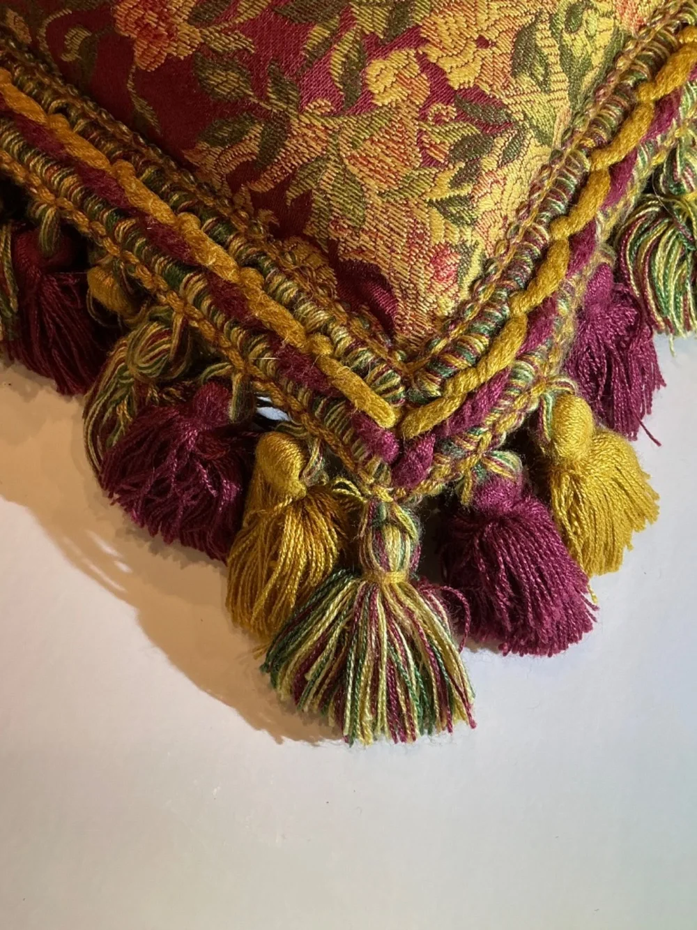Italian Damask accent pillow